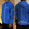 Alvis Hooded Windbreaker (Blue x White)