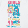 Girls Direct T-Shirt (White) 