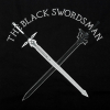 The Black Swordsman Embroidery Work Shirt (Black) 