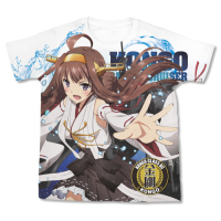 Kongou Full Graphic T-Shirt Anime ver (White)