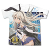 Shimakaze Full Graphic T-Shirt Anime ver. (White)