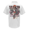 Yamato Full Color Polo Shirt (White)