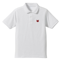 Hoppo-chan Full Color Polo Shirt (White)