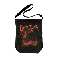 Ushio and Tora Shoulder Tote Bag (Black)