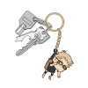 Tsukishima Kei Pinched Keychain