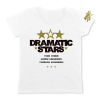 Dramatic Stars Girls Cut T-Shirt (White)