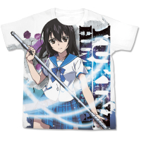 Himeragi Yukina Full Graphic T-Shirt (White)