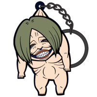 Titan Who Ate Eren's Mother Pinched Keychain Ver 2.0