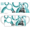 Miku White Mug