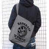 Harekaze Emblem Shoulder Tote Bag (Medium Grey)