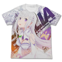 Emilia Full Graphic T-Shirt (White)