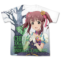 Ogata Chieri Full Graphic T-Shirt (White)