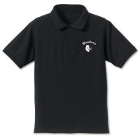 Monokuma Face Embroidery Polo T-Shirt (Black)