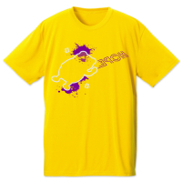 Kiboumine Gakuen Monokuma Murder Site Dry T-Shirt (Canary Yellow)
