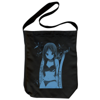 Akiyama Mio Tropical Shoulder Tote Bag (Black)