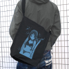 Akiyama Mio Tropical Shoulder Tote Bag (Black)