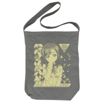 Kunikida Hanamaru Shoulder Tote Bag (Medium Gray)
