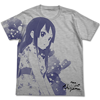 Akiyama Mio All-Print T-Shirt (Heather Gray)