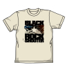 Black Rock Shooter Flying T-Shirt (Light Beige)