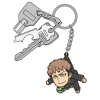 Jean Pinched Keychain