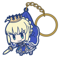 Saber/Arthuria Pendragon Pinched Keychain
