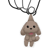 Makkachin Pinched Keychain