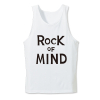 ROCK OF MIND Tank Top (White)