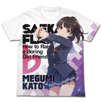 Kato Megumi Full Graphic T-Shirt (White)