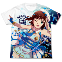 Amami Haruka Special Ver. Full Graphic T-Shirt (White)