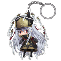 Military Uniform Princess Pinched Acrylic Keychain
