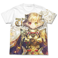 Divine Hero of Light and Flame Charlotte Full Graphic T-Shirt (White)