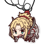 Red Saber Acrylic Pinched Keychain