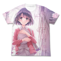 Main Heroine Kato Megumi Full Graphic T-Shirt (White)