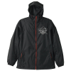 Way of Explosion Hooded Windbreaker (BlackxRed)