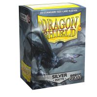 Dragon Shield Sleeves (Standard Matte Non-Glare - Silver)