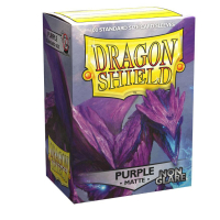 Dragon Shield Sleeves (Standard Matte Non-Glare - Purple)