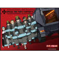 TCG Universal Play Mat (Special Fire Force Company 8)