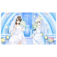 Original Illustration Rubber Mat (Mika & Youko / Wedding)