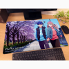 Original Illustration Rubber Mat (Yomogi & Yume / Cherry Blossom Date)