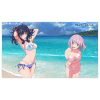 Original Illustration Rubber Mat (Takarada Rikka & Shinjo Akane / Swimwear)