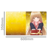 Character Rubber Mat (Shiina Mahiru Valentine Ver.)