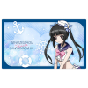 Original Illustration Rubber Mat (Shirabe / Marine Sailor Swimwear)