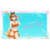 Original Illustration Rubber Mat (Ryza / Swimwear)