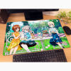 Original Illustration Rubber Mat (Tea Party)
