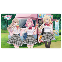 Original Illustration Rubber Mat (School Uniform)
