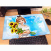 Original Illustration Rubber Mat (Ryza / White Dress)