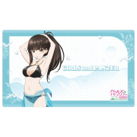 Original Illustration Rubber Mat (Nishizumi Shiho / Resort Swimwear)