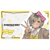 Original Illustration Rubber Mat (Rupa / Heisei Gal)