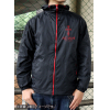 Asuna Hooded Windbreaker (BlackxRed)