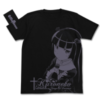 Kuroneko All Print T-Shirt (Black)